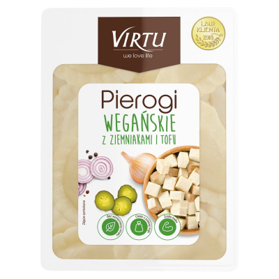 Virtu Pierogi wegańskie z ziemniakami i tofu 400 g (1)