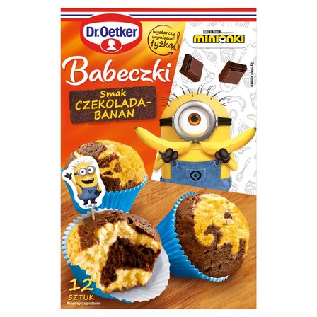 Dr.Oetker Minionki Babeczki smak czekolada- banan 307g (1)