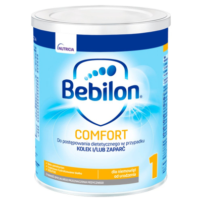 Bebilon Comfort 1 Żywność specjalnego przeznaczenia medycznego dla niemowląt od urodzenia 400 g (2)