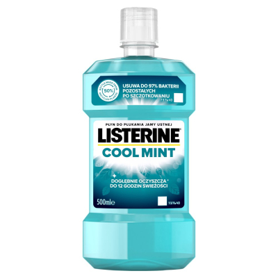 Listerine Cool Mint Płyn do płukania jamy ustnej 500 ml (1)