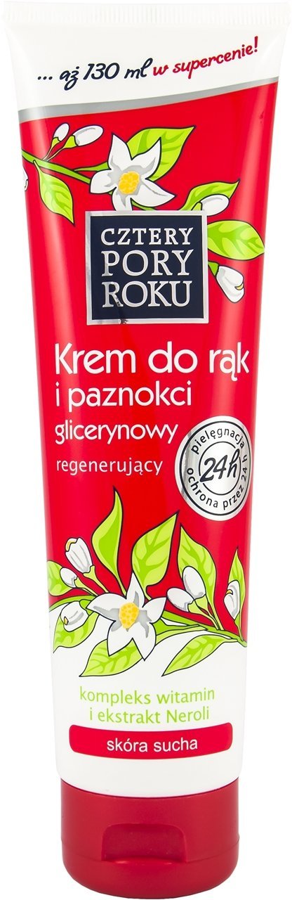 CZTERY PORY ROKU GLICERYNOWY KREM DO RĄK Z WITAMINAMI 130ML (1)