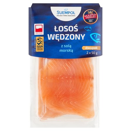 Suempol Łosoś wędzony z solą morską 100 g (2 x 50 g) (1)