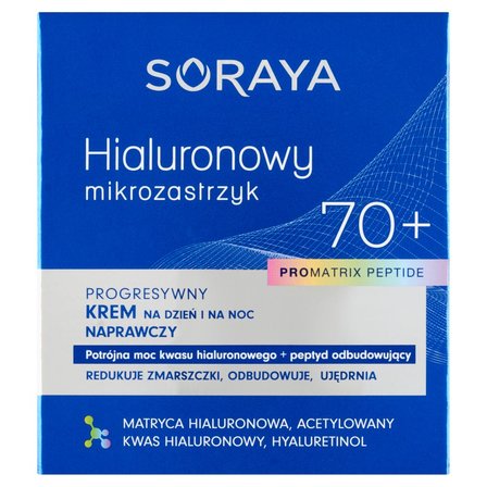 Soraya Krem wielozadaniowy Hialuronowy Mikrozastrzyk Promatrix 50 ml 70+ (1)