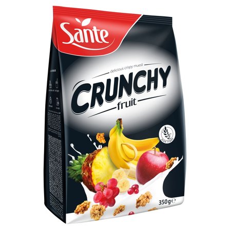 Sante Crunchy Chrupiące płatki zbożowe z suszonymi i kandyzowanymi owocami 350 g (2)