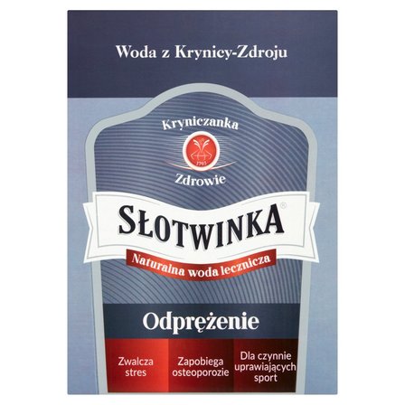 Słotwinka Naturalna woda lecznicza odprężenie 3 l (1)