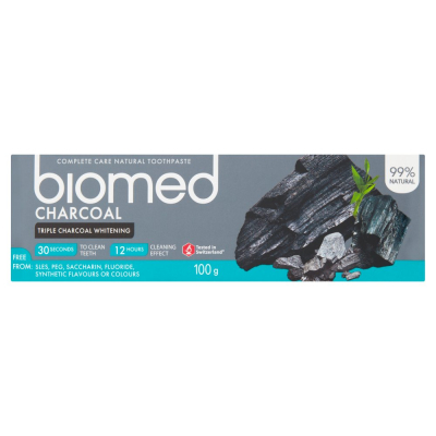 Biomed Charcoal Pasta do zębów 100 g (1)
