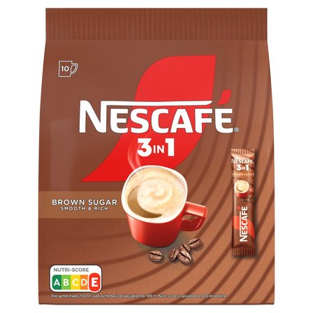 Nescafé 3in1 Brown Sugar Rozpuszczalny napój kawowy 165 g (10 x 16,5 g) (1)