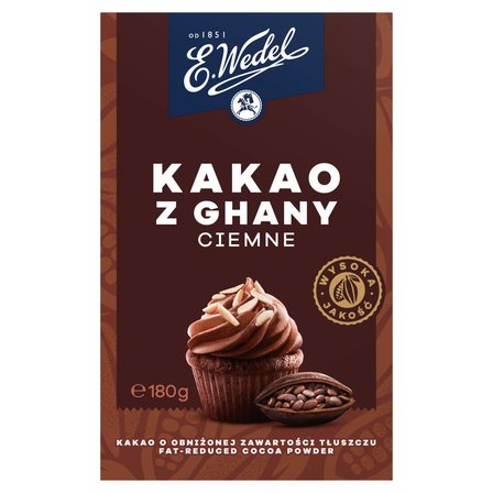 E. Wedel Kakao z Ghany ciemne 180 g (1)