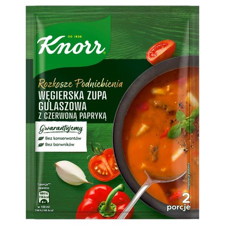 Knorr Rozkosze podniebienia Węgierska zupa gulaszowa z czerwoną papryką 60 g (1)