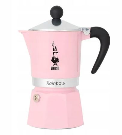 Bialetti Kawiarka Primavera Rainbow Różowy 130 ml (1)