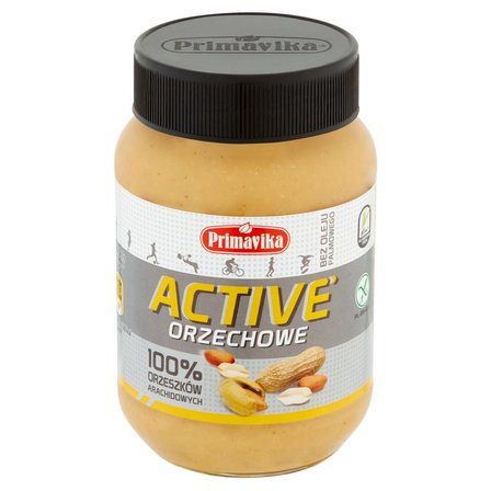 Primavika Active Pasta orzechowa 100% orzeszków arachidowych 470 g (2)