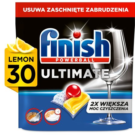 Finish Quantum Ultimate Lemon Kapsułki do mycia naczyń w zmywarce 375 g (30 sztuk) (2)