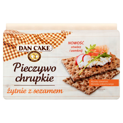 Dan Cake Pieczywo chrupkie żytnie z sezamem 250 g (1)