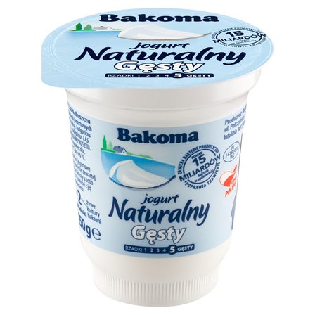 Bakoma Jogurt naturalny gęsty 150 g (2)