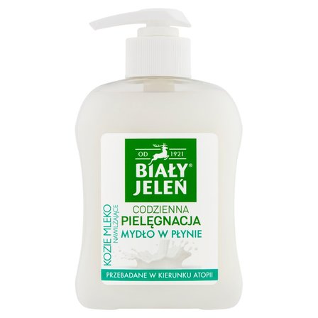 Biały Jeleń Mydło w płynie kozie mleko nawilżające 300 ml (1)