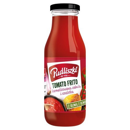 Pudliszki Tomato Frito Sos pomidorowy karmelizowana cebula i szalotka 495 g (1)