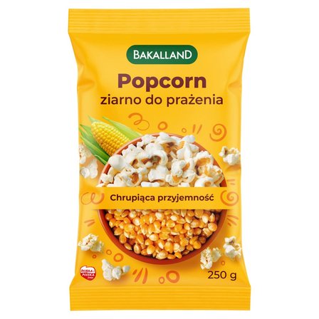 Bakalland Popcorn ziarno do prażenia 250 g (1)