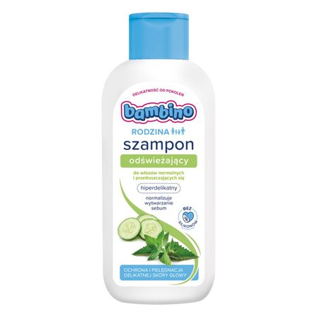 Bambino Rodzina Szampon odświeżający 400 ml (1)