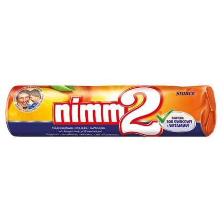 nimm2 Nadziewane cukierki owocowe wzbogacone witaminami 50 g (1)