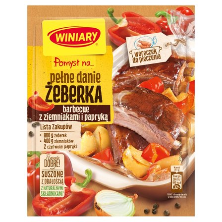 Winiary Pomysł na... Pełne danie Żeberka barbecue z ziemniakami i papryką 42 g (1)