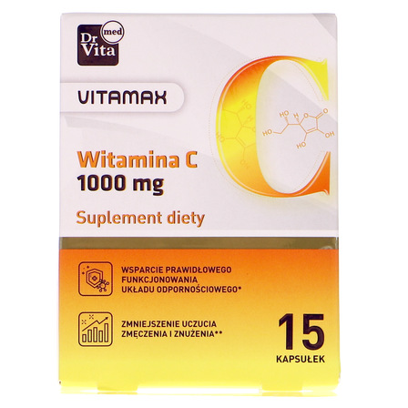 Dr Vita Witamina C 1000 mg 15 kapsułek (1)