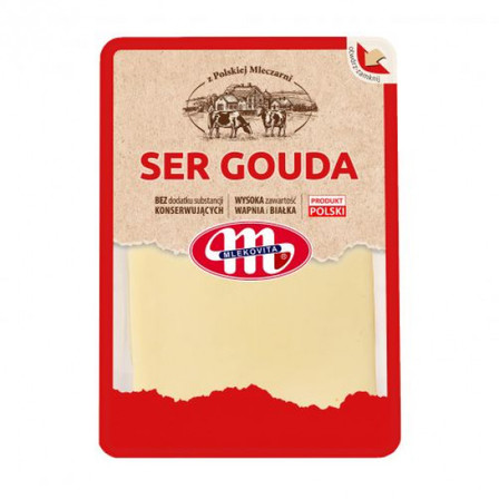 Mlekovita Ser Gouda w plastrach 150 g (1)