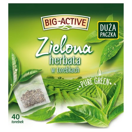 Big-Active Pure Green Zielona herbata 72 g (40 x 1,8 g) (1)