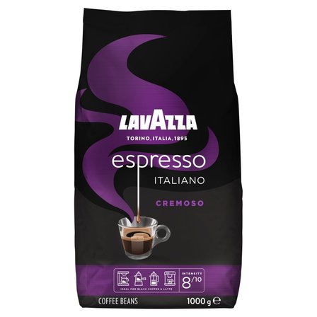 Lavazza Espresso Italiano Cremoso Kawa ziarnista palona 1000 g (1)