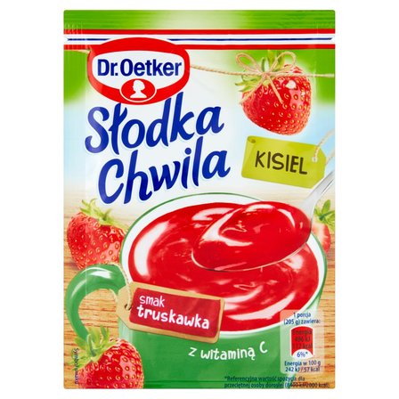 Dr. Oetker Słodka Chwila Kisiel smak truskawka 30 g (1)