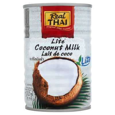 Real Thai Mleko kokosowe o obniżonej zawartości tłuszczu 400 ml (1)