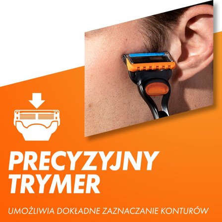 Gillette Fusion5 Maszynka do golenia dla mężczyzn, 1 maszynka, 2 ostrza wymienne (6)