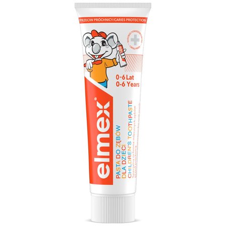 elmex Kids Pasta do zębów dla dzieci 0-6 lat przeciw próchnicy z aminofluorkiem 50 ml (2)