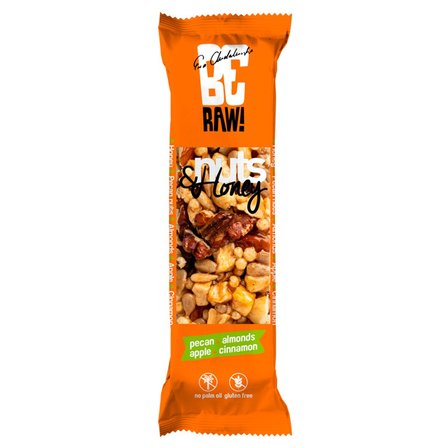 Be Raw! Nuts & Honey Pecan Almonds Apple Cinnamon Baton 30 g (1)