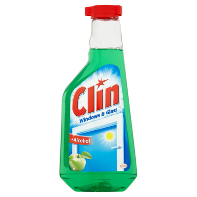 Clin Windows and Glass Środek do czyszczenia okien z alkoholem Opakowanie uzupełniające 500 ml (1)