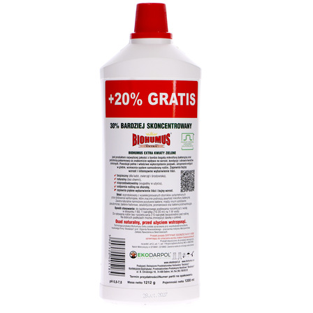 EKODARPOL BIOHUMUS KWIATY ZIELONE 1L+20% GRATIS (2)