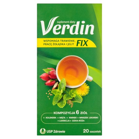 Verdin Fix Suplement diety kompozycja 6 ziół 36 g (20 x 1,8 g) (1)