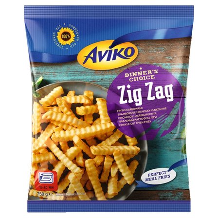 Aviko Zig Zag Frytki karbowane 750 g (1)