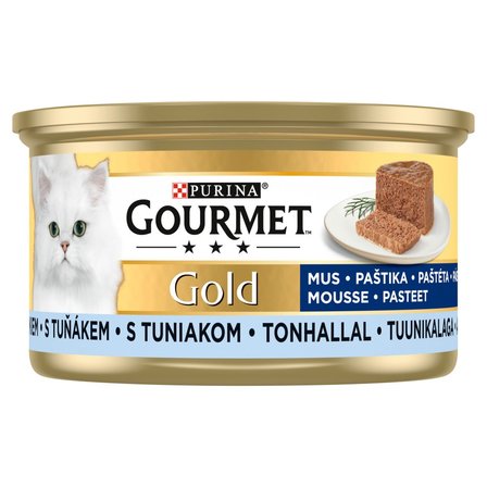 Gourmet Gold Karma dla kotów mus z tuńczykiem 85 g (1)