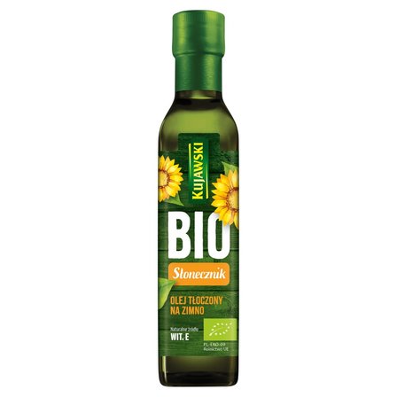 Kujawski Bio Olej tłoczony na zimno słonecznik 250 ml (1)