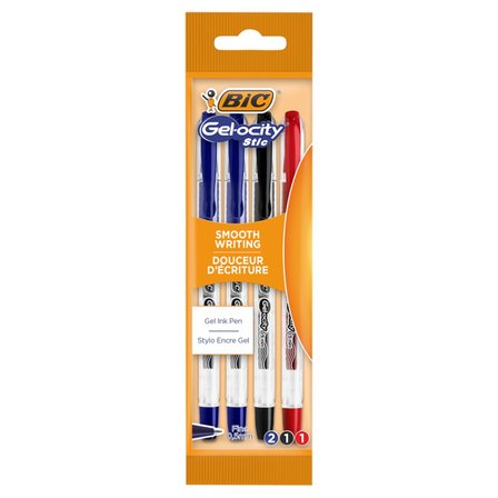 BiC Gel-ocity Stic Długopis żelowy 4 sztuki (1)