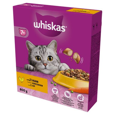 Whiskas Sucha karma dla kotów z pysznym kurczakiem 800 g (1)