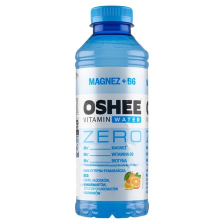 Oshee Vitamin Water Zero Napój niegazowany o smaku cytryny-pomarańczy 555 ml (1)