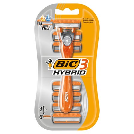 BiC 3 Hybrid Maszynka do golenia i 6 wymiennych wkładów (1)