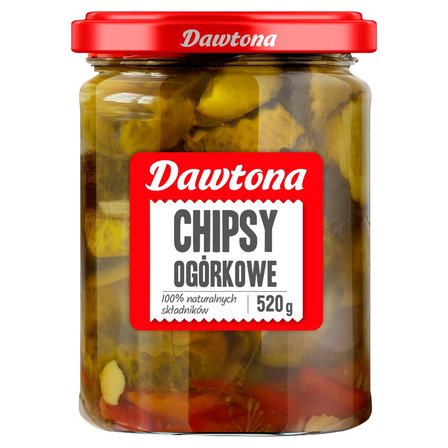 Dawtona Chipsy ogórkowe 520 g (1)