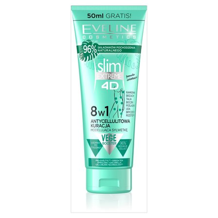 Eveline Cosmetics Slim Extreme 4D  Antycelulitowa kuracja modelująca sylwetkę 8w1 (1)