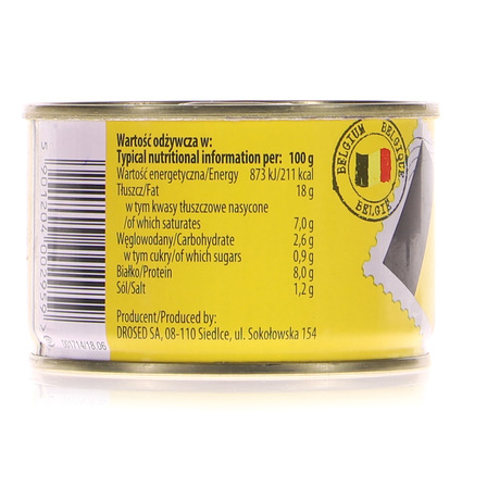Podlaski Pasztet belgijski z dodatkiem wątróbki z kurcząt 160 g (9)
