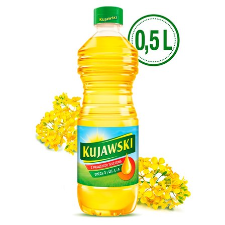 Kujawski Olej rzepakowy z pierwszego tłoczenia 500 ml (2)