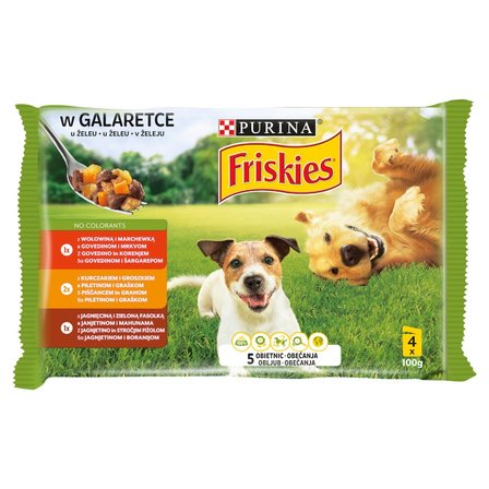 Friskies Karma dla psów w galaretce 400 g (4 x 100 g) (1)