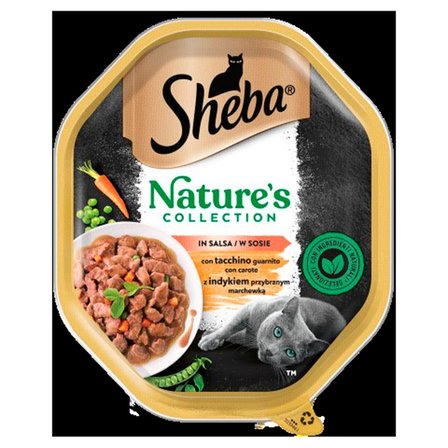 Sheba Nature's Collection Mokra karma dla kotów z indykiem 85 g (1)