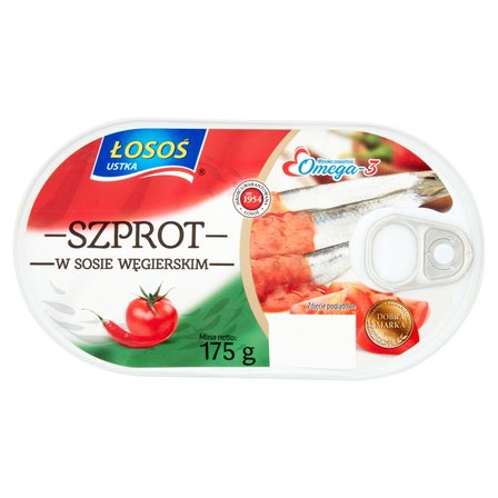 Łosoś Ustka Szprot w sosie węgierskim 175 g (1)
